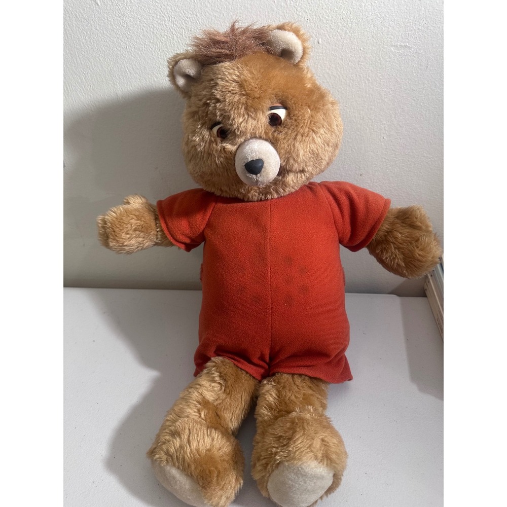 Vintage 1985 Teddy Ruxpin Worlds of Wonder Bear For Parts Repair Restoration